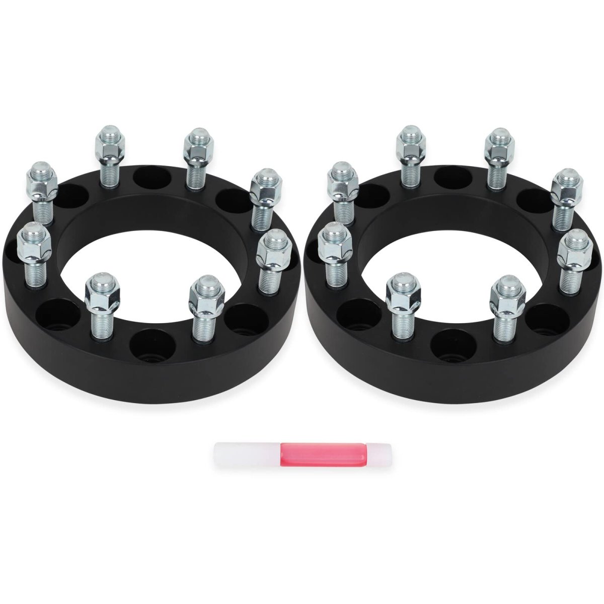 8x170 To 8x6 5 Wheel Adapters 1 In Thickness 130mm Bore Forord F 0 F 350 Super Duty And Excursion 14x1 5 Thread 2 Pieces