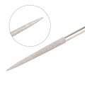 Uxcell 10pcs Round Diamond Needles File 4mm X 160mm 150 Grit For Metal Glass Wood Stone Grinding Polishing Engraving