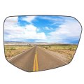 Zreneyfex 76253teat01 Car Rearview Right Passenger Side Power Heated Mirror Glass Replacement For Honda Civic 2016-2021 Envix 