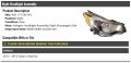 Right Passenger Side Halogen Headlight Assembly Compatible With 2012-2013 Subaru Impreza