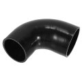 1 Pcs 80-90mm 3 15 -3 54 Id 120mm 4 72 Length 90 Degrees Black Car Silicone Hose Coolant Universal 