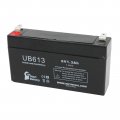 3 Pack Replacement For Exitronix Ex6v1 2a Battery Ub613 Universal Sealed Lead Acid 6v 1 3ah 1300mah F1 Terminal Agm Sla