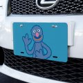 Graphics More Sesame Street Grover Distressed Novelty Metal Vanity Tag License Plate