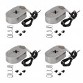 Topteng 4pcs Electric Trailer Brake Magnet Kit 12 Axle Replacement Fit 5200 7000lbs Axles