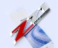 Yoaooa2x Oem 10 Inch Big Chrome Z71 Off Road Emblems For Gmc Chevy Silverado Sierra Suburban 2500hd Red