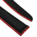 Aintier Side Window Deflectors Sun Rain Guards Set Fit For 2011-2018 Volkswagen Jetta 4 Pcs Black