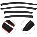 Aintier Side Window Deflectors Sun Rain Guards Set Fit For 2011-2018 Volkswagen Jetta 4 Pcs Black
