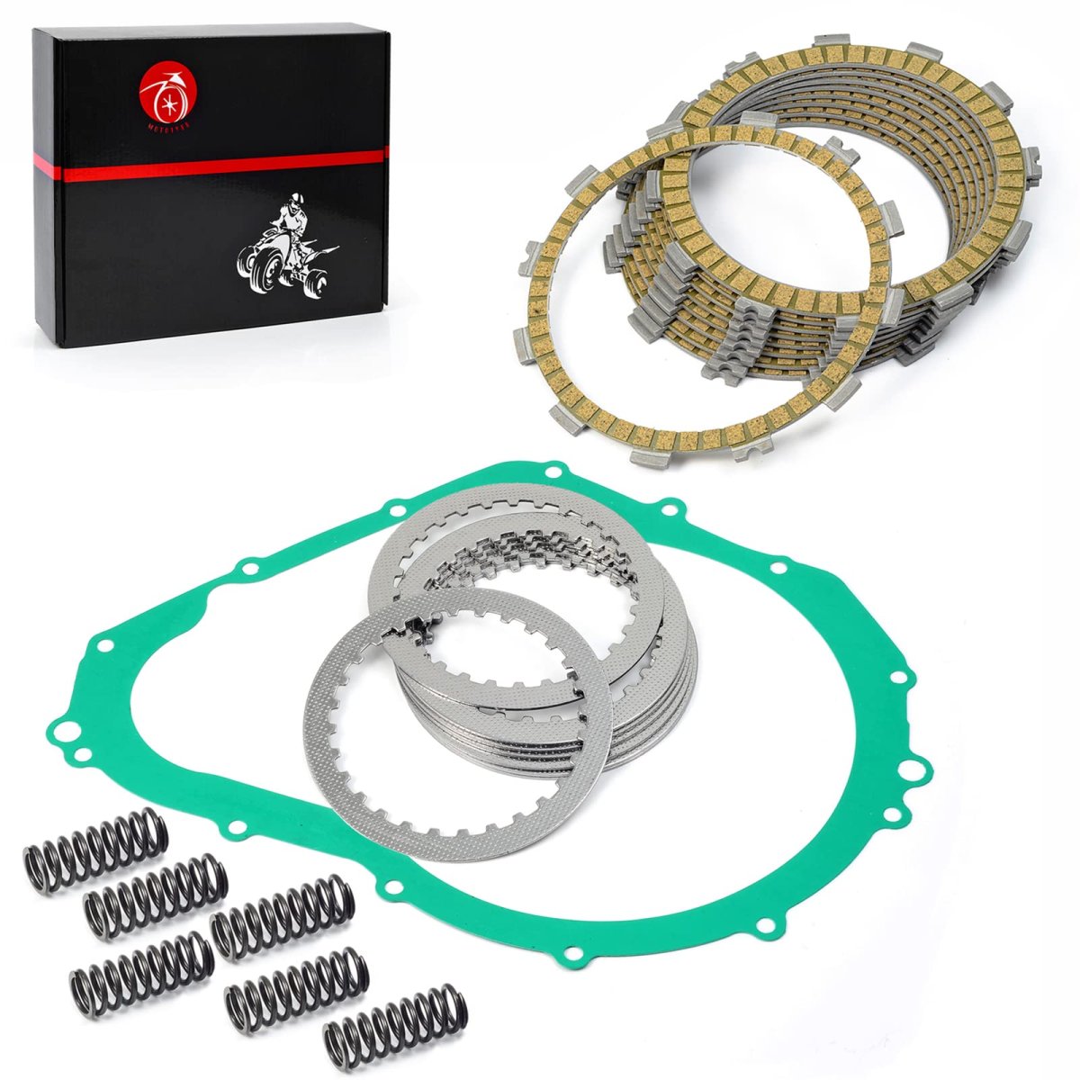 Friction Plates Steel Spring Clutch Cover Gasket For Suzuki Gsxr600 2008-2009 Gsxr750 2010 21400-36840