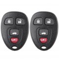 Aintier 2 X Key Fob Shell Case For Chevy Cobalt Malibu Tahoe Traverse Pontiac G6 Grand Prix 2004-2016 Ouc60270 Ouc60221