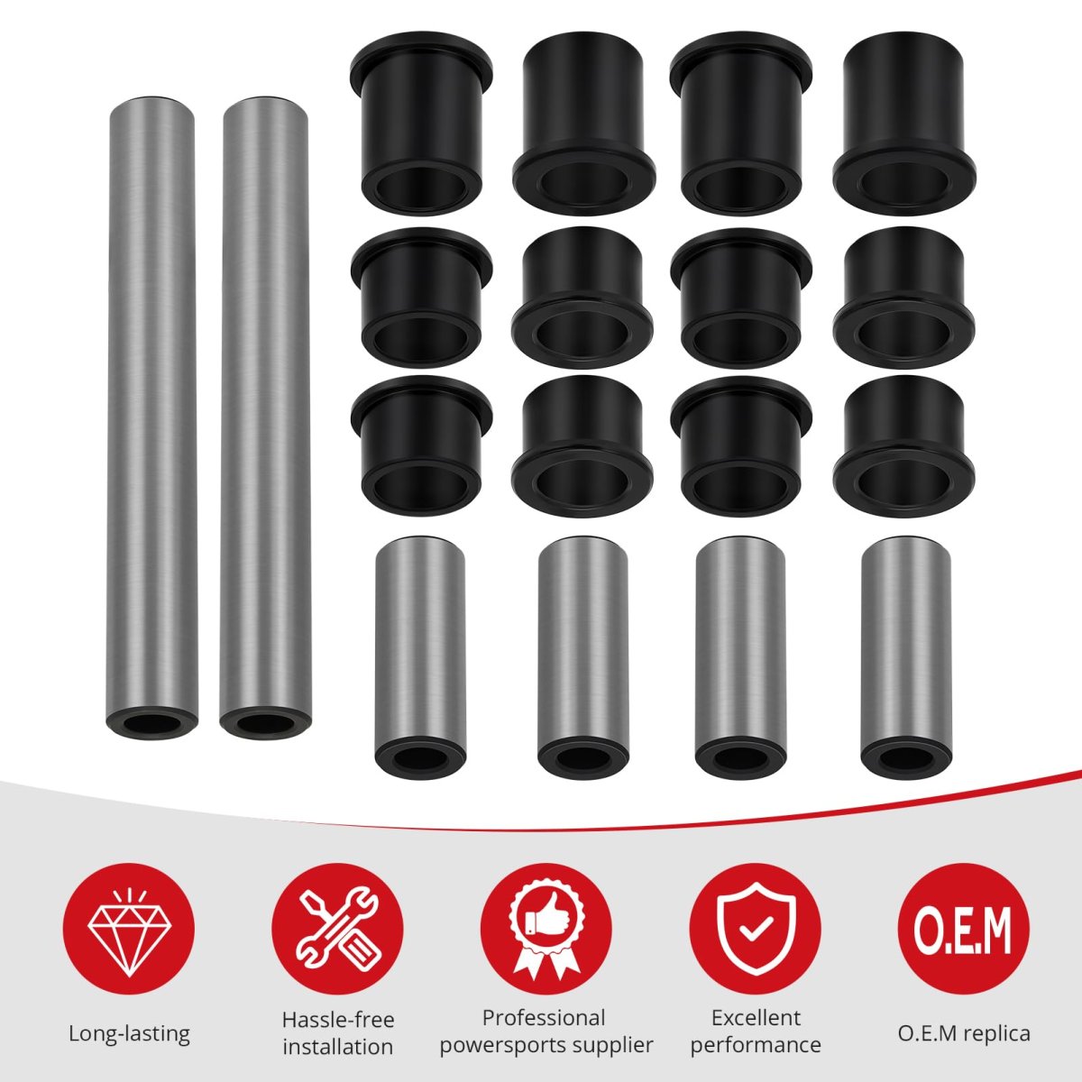 A Arm Front Bushing Pin Rebuild Kit For Kawasaki Brute Force 650 750 4x4i Kvf650 Kvf750 2005 2023