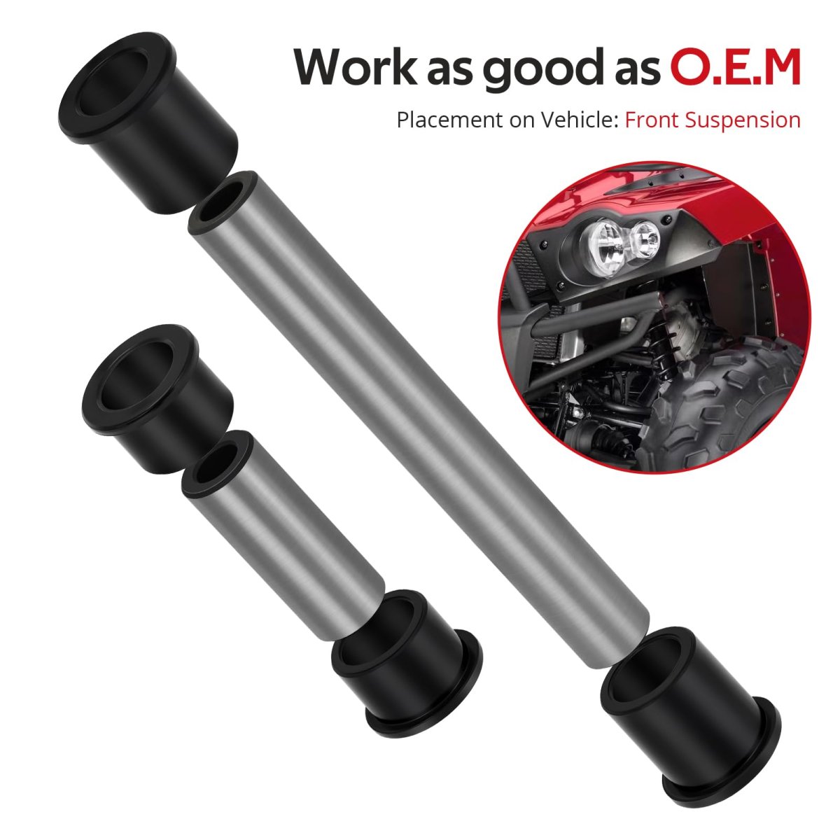 A Arm Front Bushing Pin Rebuild Kit For Kawasaki Brute Force 650 750 4x4i Kvf650 Kvf750 2005 2023