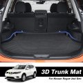 T Tgbros Custom Fit For Car Cargo Mat Nissan Rogue 2014 2015 2016 2017 2018 2019 All Weather Liner Rear Trunk Non-slip Tpo