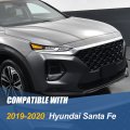 Auto Dynasty Led Drl Front Driving Light Lamp Compatible With Santa Fe 2019-2020 Passenger Right Side Black Housing Amber