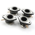 4pcs Carburetor Intake Manifold Boot For Yamaha Fj1100 1984-85 Fj1200 1986-93 Fj1200a With O-rings Clamps 