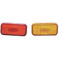 Fasteners Unlimited 003-58 12 V Red Rectangular Clearance Light With Rounded Corners 