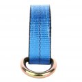 Ocpty 4 X Lasso Straps Wrecker Car Hauler Truck Tow Dolly Tire Wheel Tie Down Strap Blue 2in 8ft