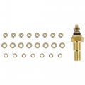 X Autohaux Car 3 In 1 Fahrenheit Water Temperature Gauge Oil Pressure Voltmeter Voltage Triple Measure Kit With Sensor
