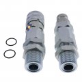 Fridayparts Hydraulic Quick-connect Coupler At312877 Kv13884 Compatible For John Deere 332 326d 280 332d 325 333d 270 328 328d