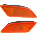 Carlights360 For Mercedes-benz C250 Side Marker Light 2012 2013 2014 Driver And Passenger Pair Dot Certified Mb2550105 