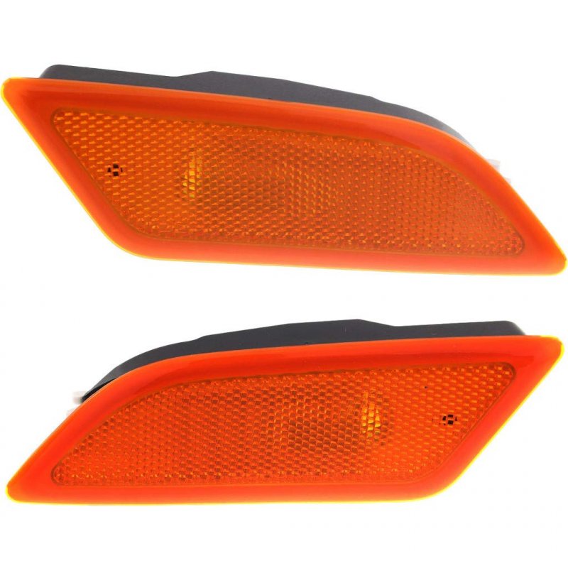 Carlights360 For Mercedes-benz C250 Side Marker Light 2012 2013 2014 Driver And Passenger Pair Dot Certified Mb2550105