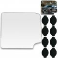 Towing Side Mirror Glass Fit For 1988-1998 Chevy For Gmc C1500 K1500 1988-2000 C2500 K2500 K3500 Pickup Truck Right Upper Flat 