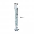 Uxcell Furniture Confirmat Screw 20pcs 5x50mm Hex Socket Woods Zinc Plated Countersunk Self-tapping Connecting Screw