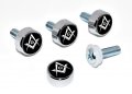 Usa License Plate Frame Screw Caps Mason