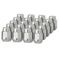 Dpaccessories D3712-2305 20 Chrome 1 2-20 Closed End Bulge Acorn Lug Nuts Cone Seat 13 16 Hex Wheel Nut 