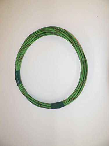 18 Ga Awg Lite Green Brown Striped Automotive Truck Motorcycle General Purpose Gxl Wire 94 O D 25 Superior Abrasion Resistance
