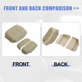 1 Set Center Console Armrest Cover Front Door Pad Replacement Microfiber Leather For Honda Pilot 2009-2015 Beige
