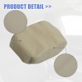 1 Set Center Console Armrest Cover Front Door Pad Replacement Microfiber Leather For Honda Pilot 2009-2015 Beige