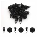 Uxcell 20 Pcs 10mm Hole Plastic Rivet Trim Panel Car Door Retainer Clips For Auto