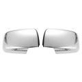 Pair Car Rear View Driver Passenger Side Mirror Cover Cap Overlay Chrome Plated For Nissan X-trail Rogue 2008-2013 Guard Covers 