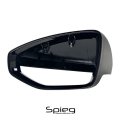 Spieg Driver Side Mirror Cover Cap Housing Replacement For Audi A6 Quattro 2019-2022 Painted Black W O Lane Assist Left