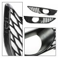 G-plus Upper Lower Bumper Fog Light Grill Cover Frame 4pcs Compatible With Audi Q7 S-line N S 2009-2015 Fits Sports 4l