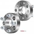 Aintier 2x 1 5 Inch Hubcentric Wheel Spacers Lugx4 75 To 5x4 With 12x1 5 Studs For Corvette Blazer Camaro Jimmy Trans Atier 2x