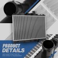 Sensor Port Model Dpi 13585 Factory Style 1-row Cooling Radiator Compatible With Mazda Cx-3 2016-2019 Aluminum Core