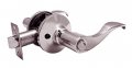 Constructor Prelude Privacy Lever Door Lock Set Handle Satin Nickel Con-pre-sn-bk 