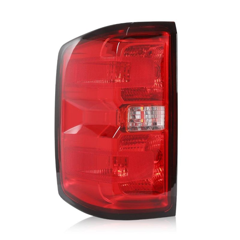 Tail Light Assembly Driver Side Red Lens For Chevy Silverado 1500 2500 Hd 2016 2019 And Gmc Sierra 3500 Without Factory Led