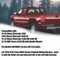 Tail Light Assembly Driver Side Red Lens For Chevy Silverado 1500 2500 Hd 2016 2019 And Gmc Sierra 3500 Without Factory Led