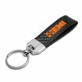 Ipick Image 100 Real Carbon Fiber Leather Strap Key Chain With Black Stitching For Hemi 426 In