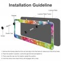 Glittering Rainbow License Plate Frames 2 Packs Holes Sparkling Stars Aluminum Car Accessories Cover Fits Standard U S Vehicles