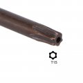Uxcell T15 Anti Tamper Proof Torx Star Key Bit Wrench L-shape 4 06-inch Long Arm S2 Steel 2 Pcs
