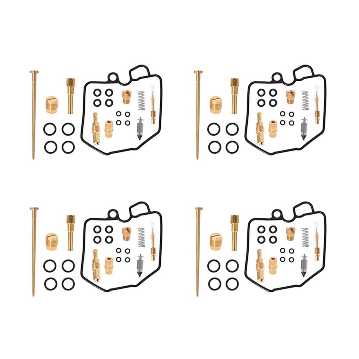 4 Pcs Motorcycle Carburetor Repair Kits Replacement For 1981-1982 Honda Cb650 Cb650c Cb650sc