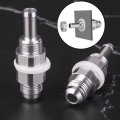 2 Pack -6an Male Flare Bulkhead To 5 16 Hose Barb Fuel Tank Fitting 6an 6 An