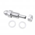 2 Pack -6an Male Flare Bulkhead To 5 16 Hose Barb Fuel Tank Fitting 6an 6 An