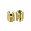 Uxcell Self Tapping Threaded Inserts M4 M7x8mm 45 Carbon Steel Repairing Nuts 40pcs