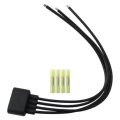 Wpt688 S1763 3u2z14s411zea Hvac Blower Motor Resistor Connector Wire Harness Pigtail Assembly Replacement For 2004-2007 Mercury