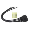 Wpt688 S1763 3u2z14s411zea Hvac Blower Motor Resistor Connector Wire Harness Pigtail Assembly Replacement For 2004-2007 Mercury