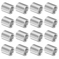 16pcs Aluminum Spacers 5mm Id X 8mm Od 9mm Length Screw Standoff Bushing Plain Finish Unthreaded Metal Round Spacer For M5 